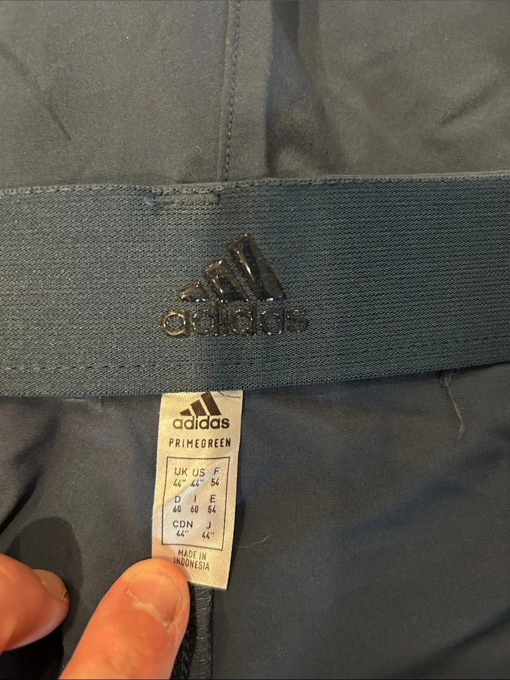 adidas Men's Dark Blue Flat Front Performance Shorts